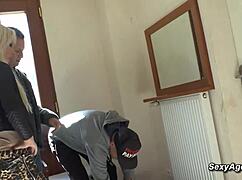 Busty Blonde Mature DP Pounded Hard in Wild Action!