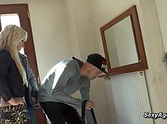 Busty Blonde Mature Gets DP POUNDED in Wild Threesome