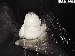 Bad Wolf28 delivers a steamy solo handjob in the shower for women over eighteen.