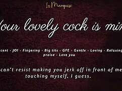 your lovely cock is mine in this french accent joi asmr gfe session.