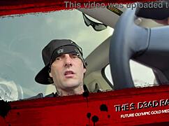 athletic group engages in threesome blowbang and riding