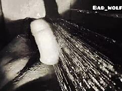 Bad Wolf28 delivers a steamy solo handjob in the shower for women over eighteen.