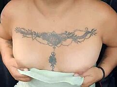 Horny Mexican Babe Flashes Her Tits And Panties In The Car On The Highway.