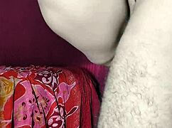 In high definition, a shy Indian girl gets a blowjob and hard fucking from her neighbor, with Hindi audio