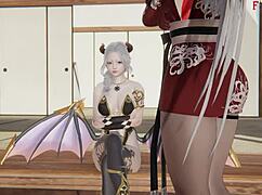 watch this 3d hentai couple fuck passionately in the shower with see-through clothes