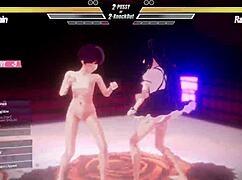 Hey, check out this lesbian battle with fingering and anal action