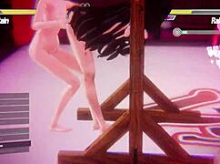 Hey, check out this lesbian battle with fingering and anal action