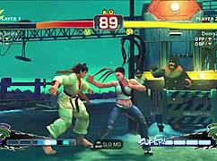 novinha ninja practicing karate with her student on the street