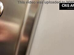 Stuck In Elevator, She Fucks Her Neighbor!