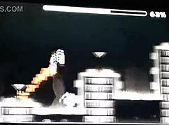 Fingerdash to the sound of venom and the adventurers geometry dash