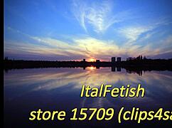 Experiencing teasing from Roberta's foot scent