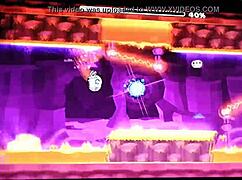 Fingerdash to the sound of venom and the adventurers geometry dash