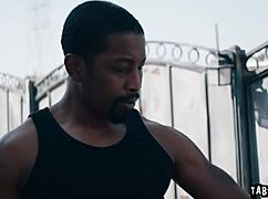 happy newlyweds puck and isiah maxwell try intimate blowjob and fucking in haunted house