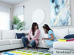 Milf stepmom syren de mer and teen lila love get fucked by big dick joshua lewis