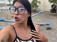 an if they discovr us doin fun rough sex in public park with my whore girlfriend an horny stranger