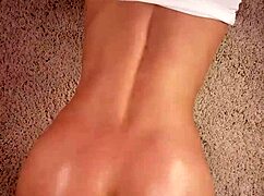 Cute blonde bent over for a hard POV fuck with a massive facial.