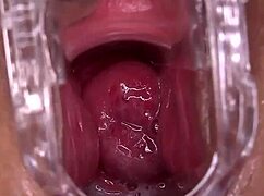 horny amateur with big ass gets her shaved pussy wet and squirting cum