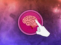 Brain button says, 'Let me mesmerize you with my fingersnaps'