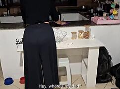 so, the stepson just casually asks his stepmom for help to finish, and it gets messy quick.