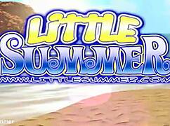 Oh wow, little blonde's summer masturbation adventure!