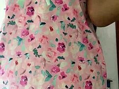 Hey, can you believe this innocent girl in pajamas on spy cam?