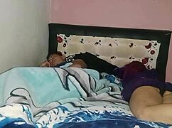 Stepmom's Big Natural Tits and Huge Ass Fucked Hard