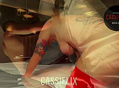 Hey, you one of them guys obsessed with big butts and juicy pussies? Then watch this vid and cum hard staring at my ass and slit - full on Cassiflix!
