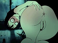 可怕的momo在变态模仿中挑了个男人过夜。他吓坏了但还是操了她！