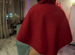 Yo, Santa knows how to handle a horny cheating wife! MilfyCalla milf slut gets wild in lingerie. 😜
