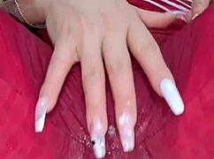 frotando mi co�o a traves de leggins hasta mojarlos delicioso - se moja y habla tan sucio que te hace excitar demasido