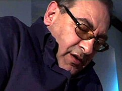 Old Man And Horny Milf Engage In Intense Anal Fuck With Muff Diving And Cumshot!