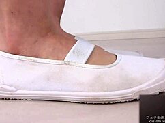 I can’t stop rubbing lotion on her soles, hearing those erotic moans