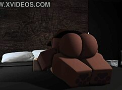 bear girl dominates boyfriend's big cock with femdom 😈