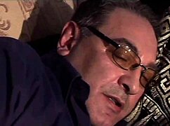 Old Man And Horny Milf Engage In Intense Anal Fuck With Muff Diving And Cumshot!