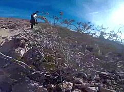 Outdoor public blowjob in a cave 😏