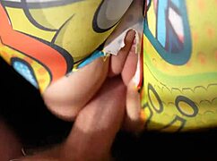 Caught Stepsister Masturbating, Then Fucked Her Tearing Leggings