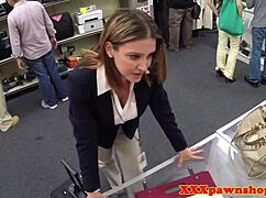 Busty office babe, wanna pawn that pussy for quick cash on hidden cam?
