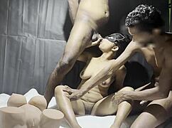 halloween celebration with tantaly doll and friends