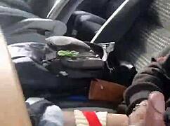 The guy says, 'I'm jerking off on this French train.'