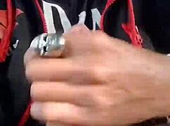 The guy says, 'I'm jerking off on this French train.'