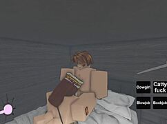 Can Busty English Queen Handle Fucking A Roblox Noob?