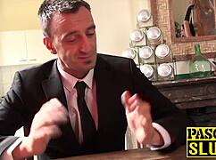 Babe With Big Boobs Gets Rough Anal Slave Treatment!