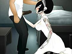 super deep throat action with random partner!