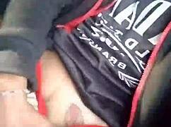 The guy says, 'I'm jerking off on this French train.'