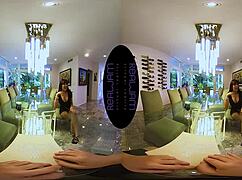 my girlfriend is getting anal fucked by her ebony friend with toys in this pov scene