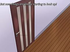 My step sister bends over for big cock