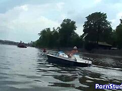 i'm riding waterbike naked in public, oops clothes ripped