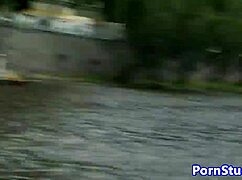 i'm riding waterbike naked in public, oops clothes ripped