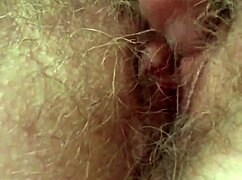 i feel so horny masturbating my hairy pussy