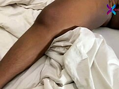 Horny madam gets fucked by the new house boy with a monster cock. Clothes rip during foreplay